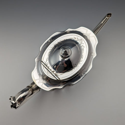 約 1880 年英國古董鍍銀茶壺 Thomas Prime