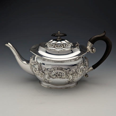 Circa 1905 British antique silver plate tea set Fenton Brothers
