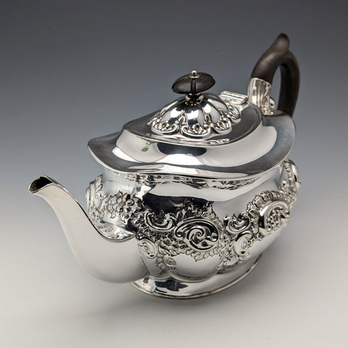 Circa 1905 British antique silver plate tea set Fenton Brothers