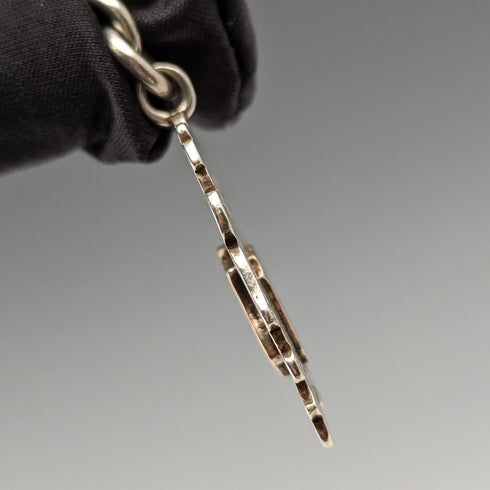 1906 年英國古董純銀阿爾伯特鏈超厚 85 克徽章徽章