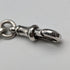 1910 British antique sterling silver Albert chain, extra thick 65g medal fob