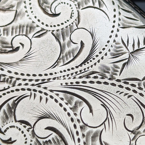 1895 British antique sterling silver Vesta case 25g match case Joseph Gloster