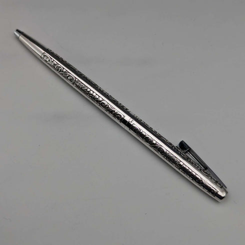 Vintage American Sheaffer sterling silver mechanical pencil and ballpoint pen set in case