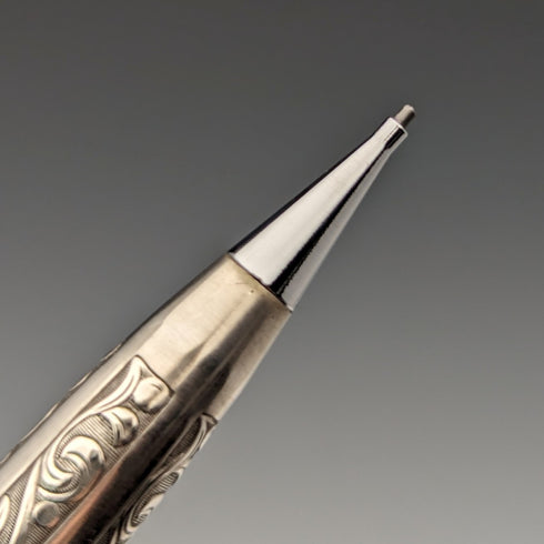 Vintage American Sheaffer sterling silver mechanical pencil and ballpoint pen set in case