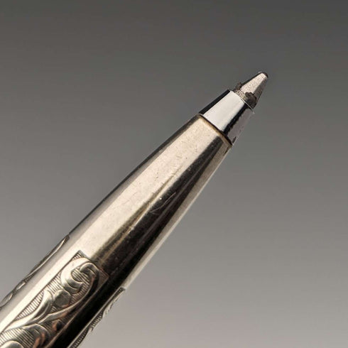 Vintage American Sheaffer sterling silver mechanical pencil and ballpoint pen set in case