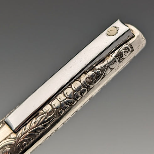 Vintage American Sheaffer sterling silver mechanical pencil and ballpoint pen set in case