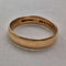 1919 British Antique Jewelry 22K Gold Ring 3.7g W Wilkinson
