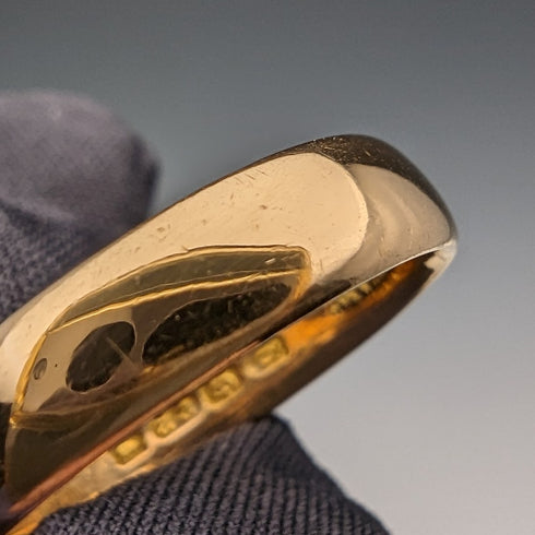 1919 年英國古董珠寶 K22 金戒指 3.7 克戒指 W Wilkinson