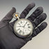 1905年頃 アンティーク オメガ 懐中時計 銀側 直径59mm 鉄道時計 動作良好