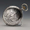 Circa 1910 Antique Omega Pocket Watch Silver Side Hunter Case Good Working Condition