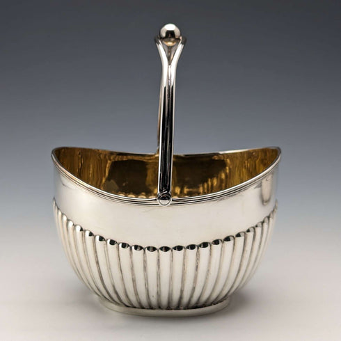 Antique British silver plate sugar bowl and cream jug HAT