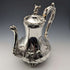 1845 British antique silver plate coffee pot by John Sherwood