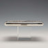 1906 British antique double door sterling silver card case, 108g, Deakin and Francis