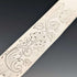 1842 British antique pure silver fruit cutlery set, 6 pairs, total weight 561g, William Sansom, wooden box