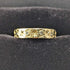 Vintage Jewelry K18 Gold Ring Chasing Cut 2.5g (Size 8-9)