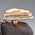 Vintage cameo pendant brooch sterling silver necklace