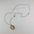 Vintage cameo pendant brooch sterling silver necklace