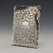 1883 British antique sterling silver card case 47g George Unite