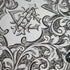 1903 British antique sterling silver large card case, 87g, William Bruford and Sons