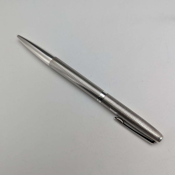1973 British Vintage Yard O' Red Sterling Silver Ballpoint Pen