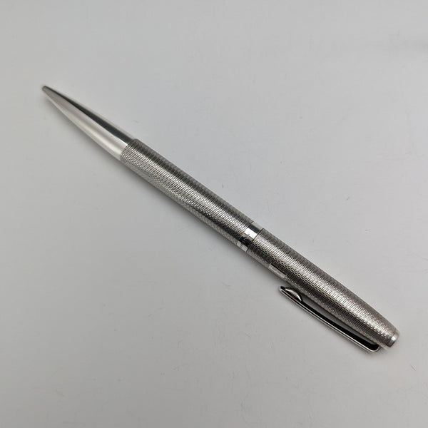 1973 British Vintage Yard O' Red Sterling Silver Ballpoint Pen