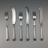 Late 19th Century British Antique All Sterling Silver Fish Cutlery 3 Pairs by John Gilbert