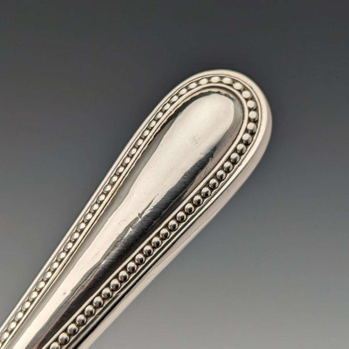 Late 19th Century British Antique All Sterling Silver Fish Cutlery 3 Pairs by John Gilbert