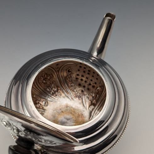 1889年頃 英国アンティーク 純銀製バチェラーティーセット 計471g Mappin and Webb