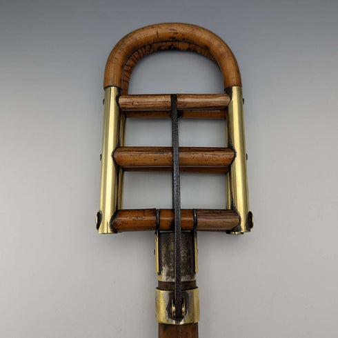 約 1905 年古董射擊手杖竹折疊椅
