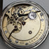 Antique Longines pocket watch from around 1890, silver side, fine Niello case, in good working order
