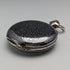 Antique Longines pocket watch from around 1890, silver side, fine Niello case, in good working order