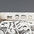 1903 British antique sterling silver card case, 95g, John Rose