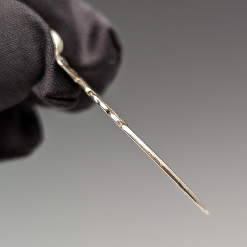 Circa 1900 British antique sterling silver Albert chain, 52g, sterling silver medal fob