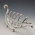 British Vintage Silver Plated Swan Toast Rack