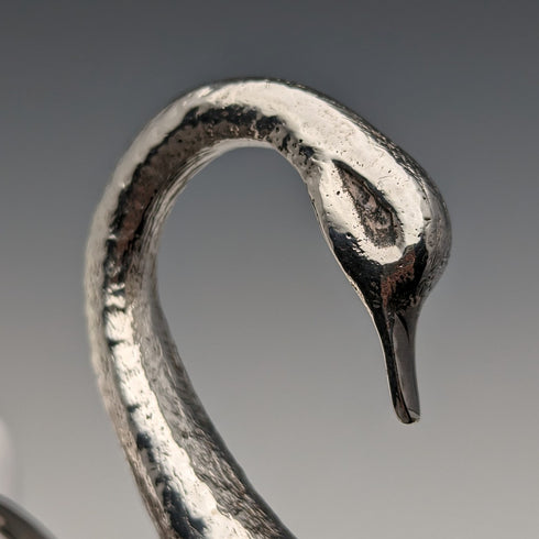 英国ヴィンテージ シルバープレート製 スワン型 トーストラック