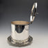 Circa 1909 British antique silver plated biscuit barrel Daniel & Arter