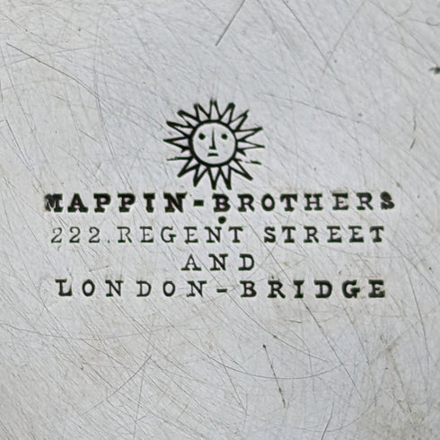 1885年頃 英国アンティーク シルバープレート製 バチェラーコーヒーポット Mappin Brothers