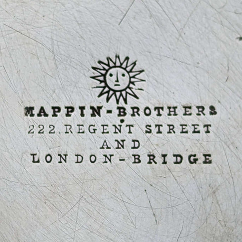 1885年頃 英国アンティーク シルバープレート製 バチェラーコーヒーポット Mappin Brothers