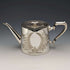 Circa 1900 British antique silver plate tea set, 3 piece set