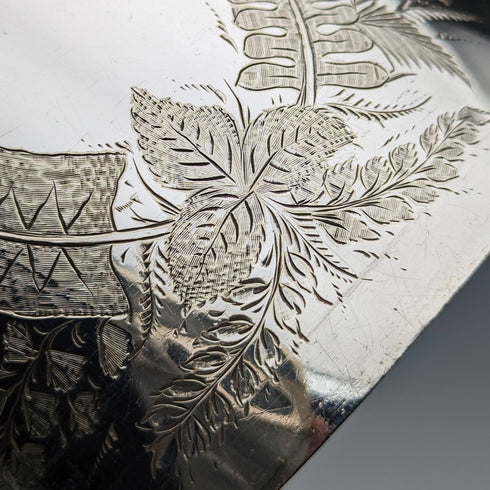 1900年頃 英国アンティーク シルバープレート製 ティーセット 3点セット