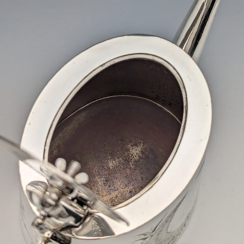 1900年頃 英国アンティーク シルバープレート製 ティーセット 3点セット