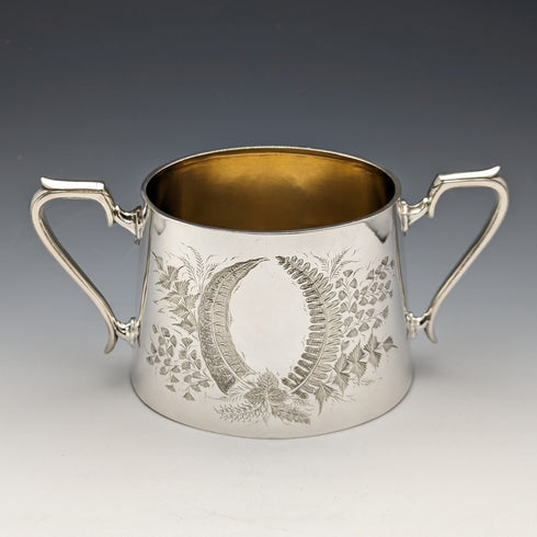 1900年頃 英国アンティーク シルバープレート製 ティーセット 3点セット