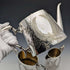 Circa 1900 British antique silver plate tea set, 3 piece set