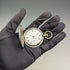 Circa 1893 Antique Stauffer & Co. Pocket Watch, Silver Side Half Hunter, in good working order