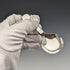 1863 British antique sterling silver tea caddy spoon George Unite