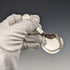 1863 British antique sterling silver tea caddy spoon George Unite