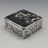 1897 British antique sterling silver square box 60g George Nathan & Ridley Hayes