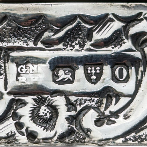 1897 年英國古董純銀方盒 60 克 George Nathan & Ridley Hayes