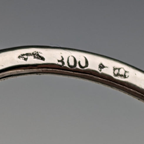 German antique continental silver sandwich server 65g