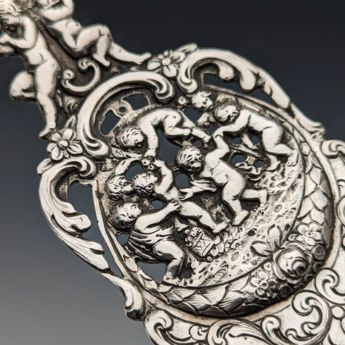 Circa 1900 German antique continental silver cake server 100g